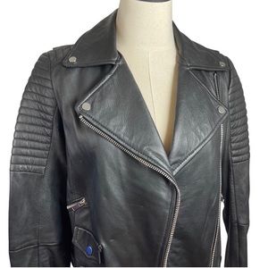 REAL LEATHER BLACK MOTO JACKET